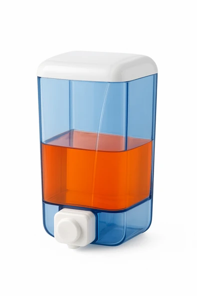 Primeaks Şeffaf 500ml Sıvı Sabunluk – Sıvı Sabun, Şampuan ve Losyon için ürün görseli 1