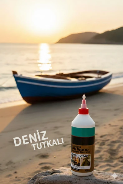 Primeaks 500 ml Deniz Tutkalı Poliüretan Ahşap Yapıştırıcı D4 Suya Dayanıklı Marin Tutkal ürün görseli 1