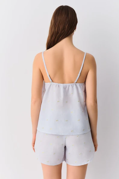 SUWEN Pina Atlet Şort Pijama Takımı - Resim 4