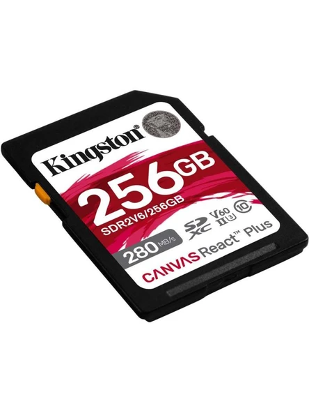 Canvas React Plus V6 256GB SDXC UHS-II SDR2V6/256GB - Resim 2