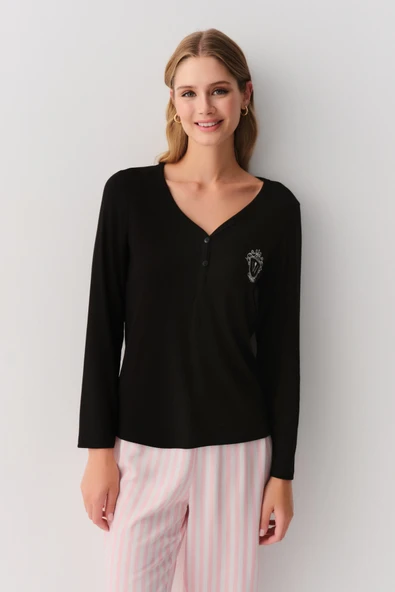 SUWEN Emily Pijama Takımı - Resim 2