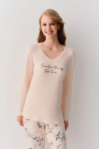 SUWEN Blossom Pijama Takımı - Resim 2