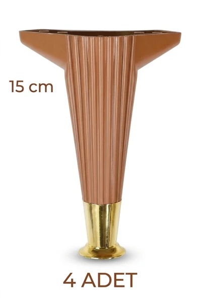 Primeaks 15 cm Plastik Mobilya Ayağı 4’lü Set– Kanepe Koltuk Baza Dolap Ayağı ürün görseli 1