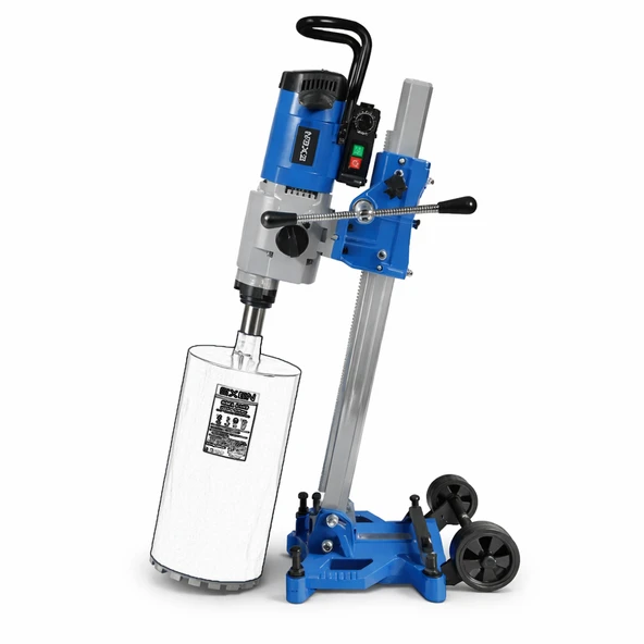 Elektrikli Açılı Standart Karot Makinesi Tezgah Tipli 4350 W Sulu Güçlü Delme Numune Alma Makinesi ürün görseli 1
