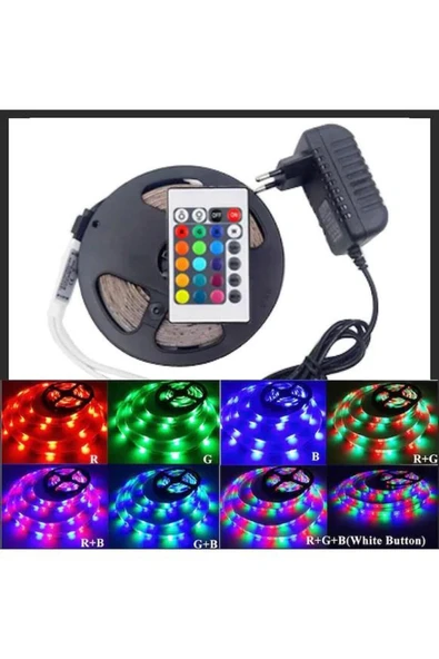 Geseus Ledon Şerit Led Animasyonlu Rgb Led Seti 4,5 Metre ürün görseli 1