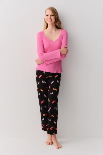 SUWEN Candy Pijama Takımı - Resim 2