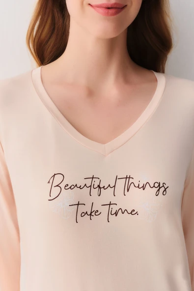 SUWEN Blossom Pijama Takımı - Resim 3