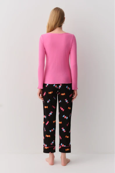 SUWEN Candy Pijama Takımı - Resim 4