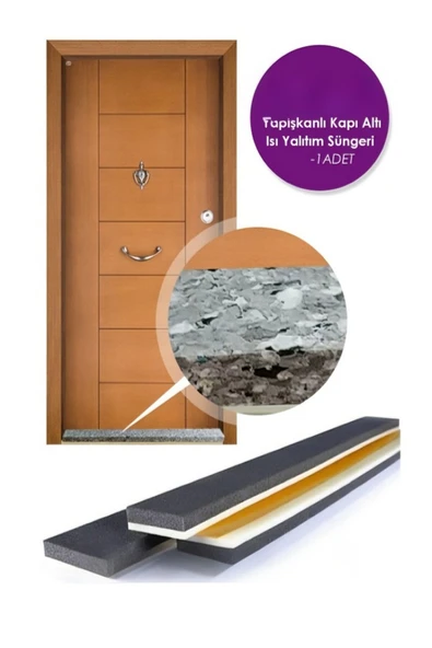 Primeaks Yapışkanlı Kapı Altı Eşik Süngeri 90 cm – Soğuk, Toz ve Böcek Önleyici ürün görseli 1