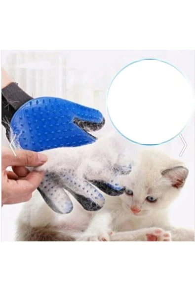 Trendpazarım Kedi Köpek Tüy Toplama Eldiveni Fırçası ürün görseli 1