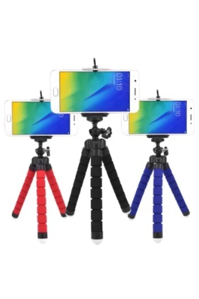 Trendpazarım Süngerli Tripod Telefon Tutucu Stant Ayak ürün görseli 1
