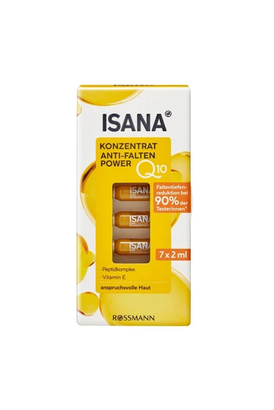 ISANA Bakım Ampulü Q10 Kırışıklık Karşıtı 7x2 ml ürün görseli 1