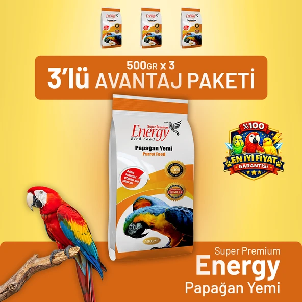 Papağan Yemi 500 g - 3 Adet ürün görseli 1
