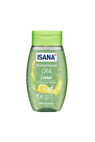ISANA Vegan Duşta Bakım Jeli Yağ & Limon 250 Ml ürün görseli 1