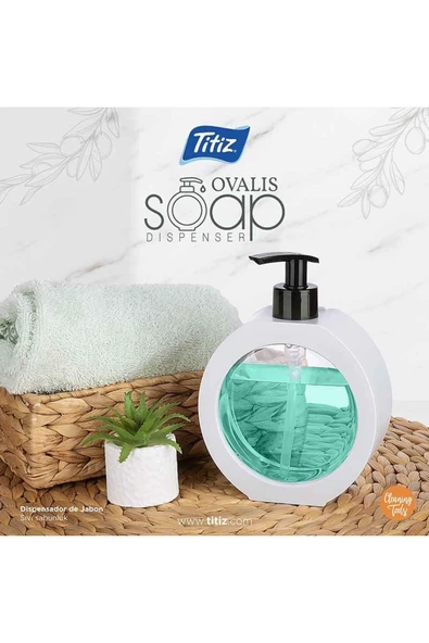 Pakyolla OVALIS Sıvı Sabunluk TP-209 350 ml - 11,8 oz ürün görseli 1