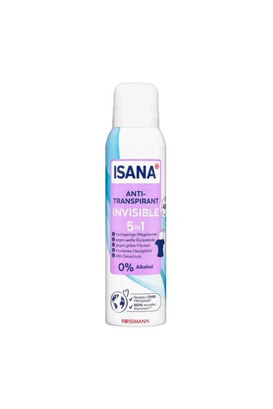 ISANA Invisible Deodorant Sprey 150 Ml ürün görseli 1