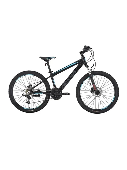 BİSAN COOPER ERKEK DAĞ BİSİKLETİ 37 CM HD 27.5 JANT 21 VİTES MAT SİYAH MAVİ ürün görseli 1