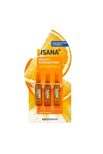 ISANA Bakım Ampulu Vitamin C 3x2 ml ürün görseli 1
