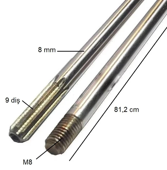 PALMERA / ŞAFT MİLİ ARKA PA330 ( PA330MT ÇOK FOKSİYONLU TIRPAN İÇİN UYGUNDUR ) ürün görseli 1