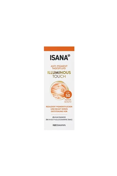 ISANA Gündüz Kremi Illuminous Touch Leke Karşıtı Spf 50 30 ml ürün görseli 1