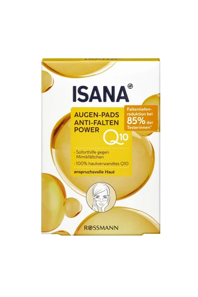 ISANA Q10 Göz Altı Pedleri Kırışıklık Önleyici & Canlandırıcı 6x2 Ped 4305615481616 ürün görseli 1