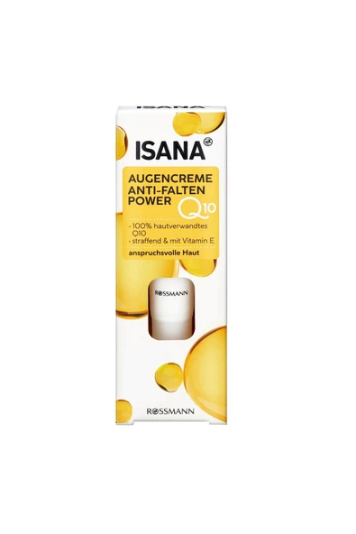 ISANA Q10 Göz Çevresi Kremi Kırışıklık Karşıtı 15 ml ürün görseli 1