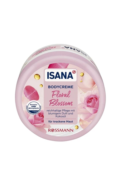 ISANA Vücut Kremi Kavanoz Floral Blossom 500 ml ürün görseli 1