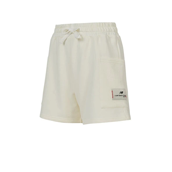 New Balance   NB Lifestyle Women Short Kadın Bej Şort - WNS1605 ürün görseli 1