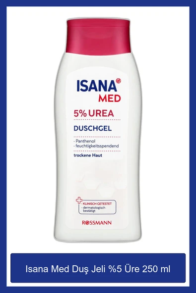ISANA Med Duş Jeli %5 Ure 250 Ml ürün görseli 1