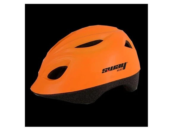TEKS SWAY HELMET ÇOCUK KASK AYARLANABİLİR TURUNCU ürün görseli 1