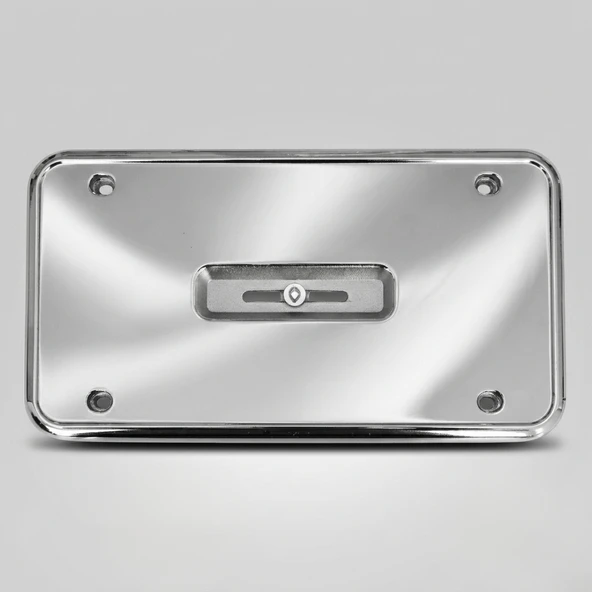 Mega Oto Market Krom Renk Paslanmaz Plastik Hummer Plakalık 31cm X 16cm Tekli 1 Adet ürün görseli 1