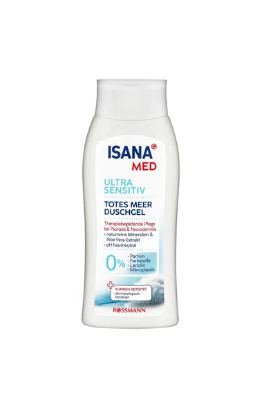 ISANA Med Duş Jeli Ölü Deniz Tuzu 250 ml ürün görseli 1