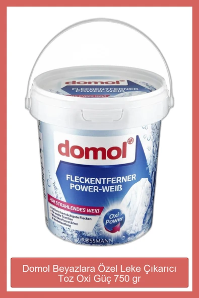 DOMOL Beyazlara Özel Leke Çıkarıcı Toz Oxi Güç 750 gr ürün görseli 1