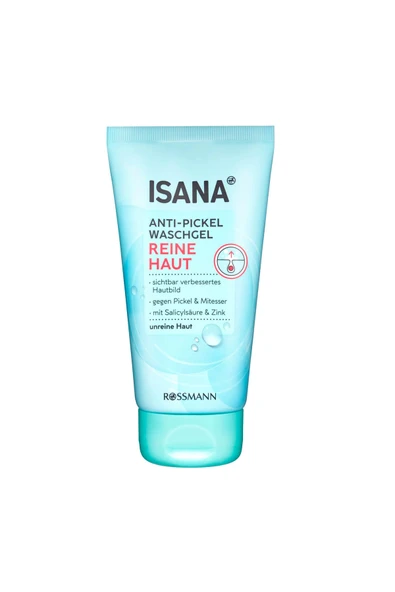 ISANA Yüz Yıkama Jeli Sebum Üreten Cilde Özel Salisilik Asit & Çinko 150 ml ürün görseli 1