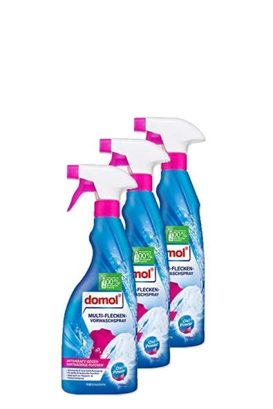DOMOL Leke Çıkarıcı Sprey Yıkama Öncesi Oxi Güç 750 ml X3 Adet ürün görseli 1