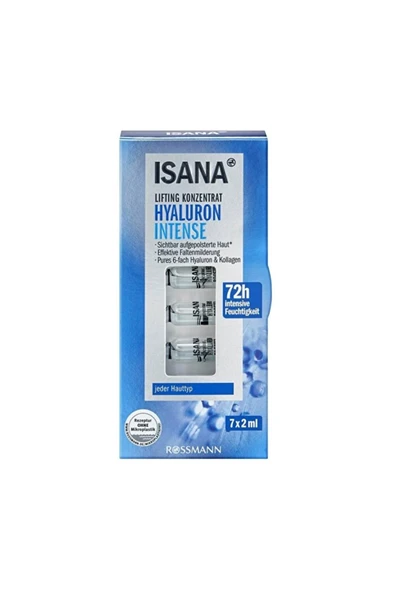 ISANA Hyaluron Intense - Bakım Ampulü - 7x2 ml ürün görseli 1