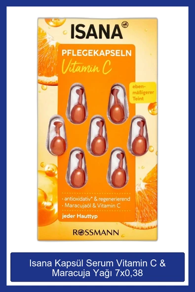 ISANA Bakım Kapsülü C Vitamini ürün görseli 1