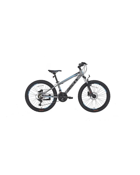 BİSAN COOPER ERKEK DAĞ BİSİKLETİ 35 CM HD 26 JANT 21 VİTES AÇIK METALİK GRİ SİYAH MAVİ ürün görseli 1