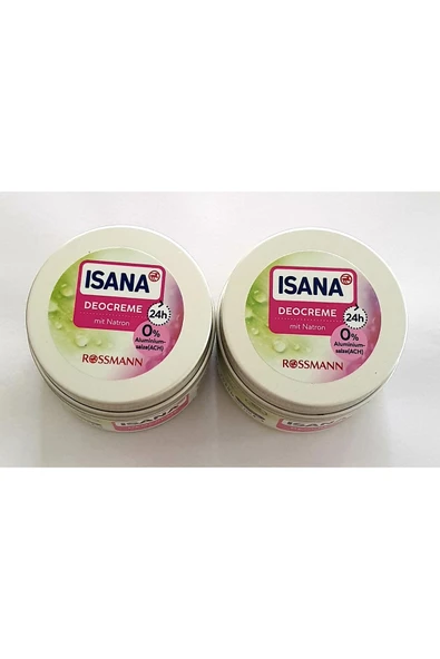 ISANA Deodorant Krem Sodyum Karbonatlı 50 Ml 2Li ürün görseli 1