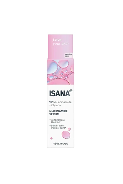 ISANA Love Your Skin Serum Niacinamid 30 ml ürün görseli 1