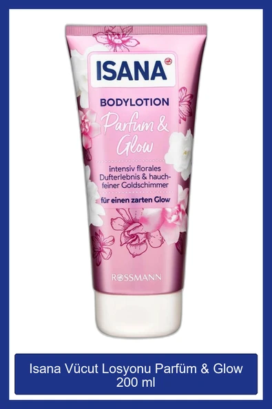 ISANA Vücut Losyonu Parfum & Glow, 200 ml ürün görseli 1