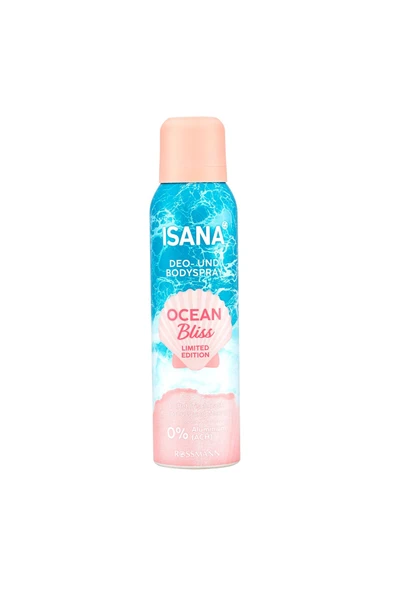 ISANA Deo & Body Spray Ocean Bliss 150 ml ürün görseli 1
