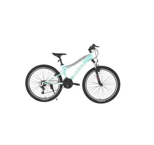 BİSAN GAZELLE KADIN DAĞ BİSİKLETİ 37CM V 27.5 JANT 21 VİTES METALİK TURKUAZ KOYU PEMBE ürün görseli 1