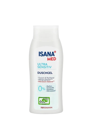 ISANA Med Vegan Duş Jeli Ultra Hassas Ciltler 250 ml ürün görseli 1