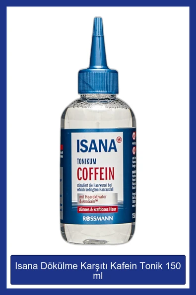 ISANA Dökülme Karşıtı Kafein Tonik 150 Ml 4305615348018 ürün görseli 1
