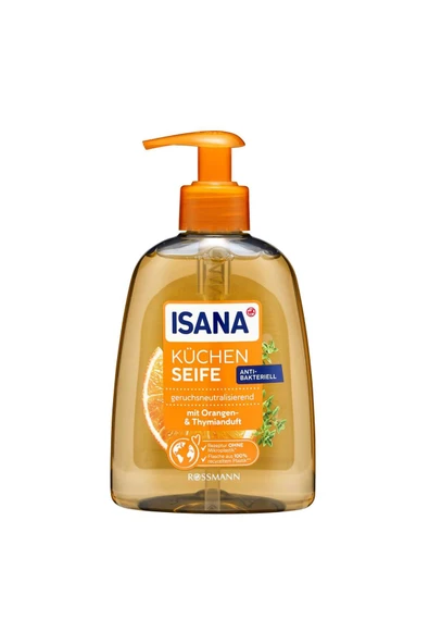 ISANA Sıvı Mutfak Sabunu Portakal Yağlı, Narenciye Ve Kekik Kokulu 300 Ml ürün görseli 1