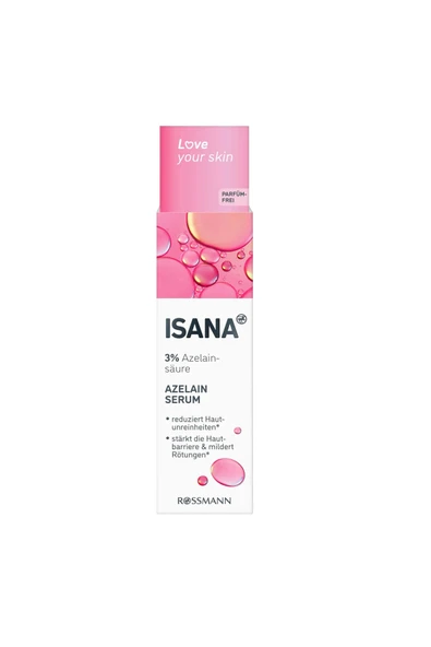 ISANA Love Your Skin Serum Azelaik Asit 30 ml ürün görseli 1