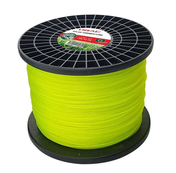 Orac Tırpan Misinası Top 3.3mm 915mt Altı Köşe Sarı ürün görseli 1