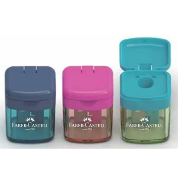 Faber-Castell Kalemtıraş Minibox Trendy 24 Lü 5140 381927 ürün görseli 1