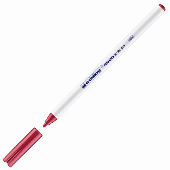 Edding T-Shırt Kalemi Yuvarlak Uçlu 1 MM Karmin 4600-10-PKT ürün görseli 1